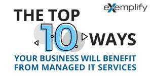 Discover the top 10 benefits of managed IT services in this infographic.